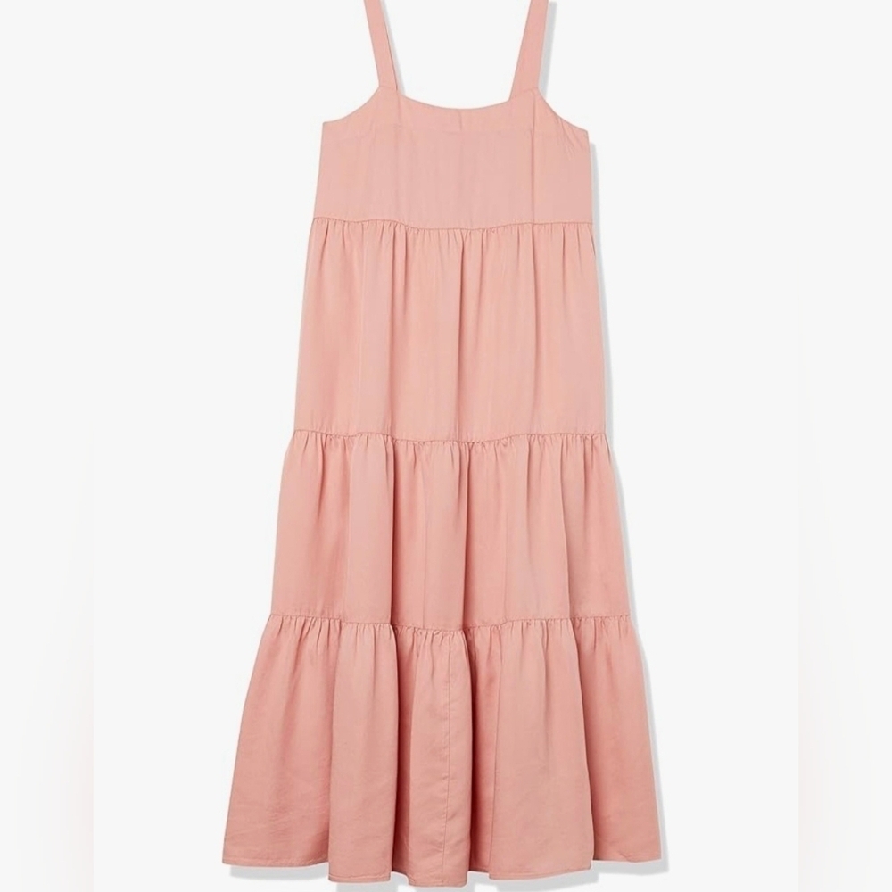 The Drop Women's Britt Tiered Midi Tent Dress #796, 1025 - Picture 9 of 11